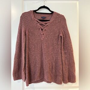 American Eagle Purple/Maroon Sweater size S
